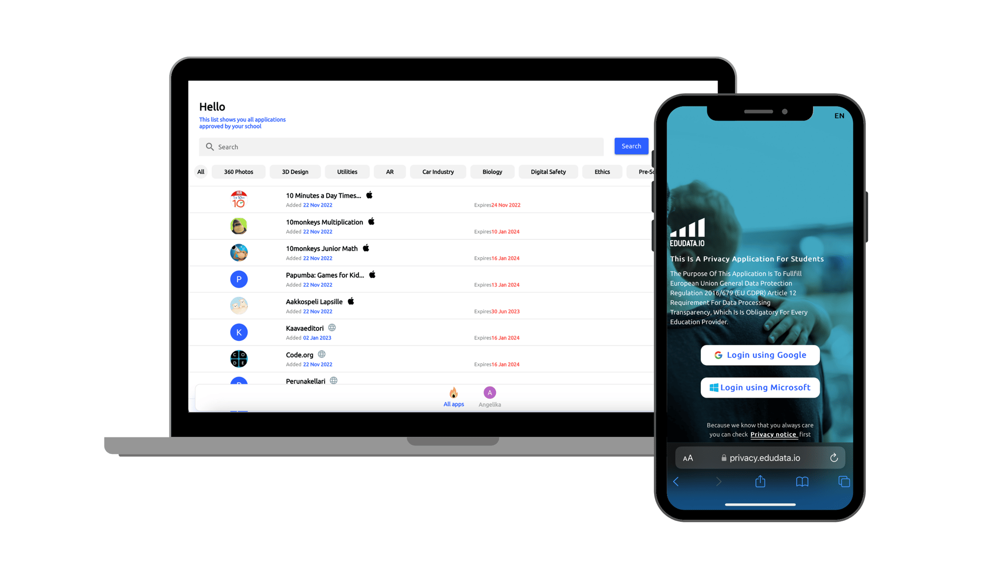 EDUDATA.io privacy 